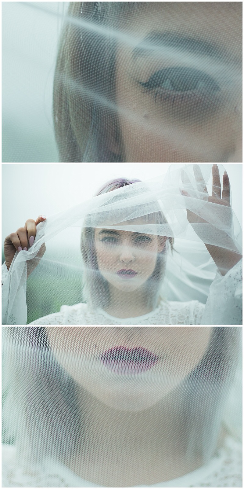 Wedding portrait ideas - Shoot through the veil 