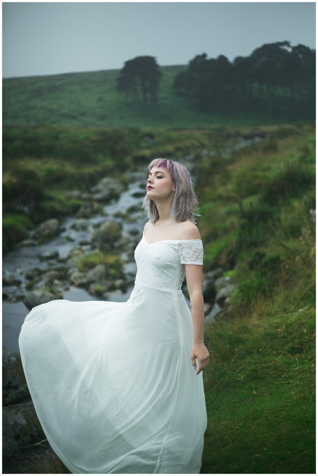 Alternative styled wedding photography Shoot in Wicklow Ireland 