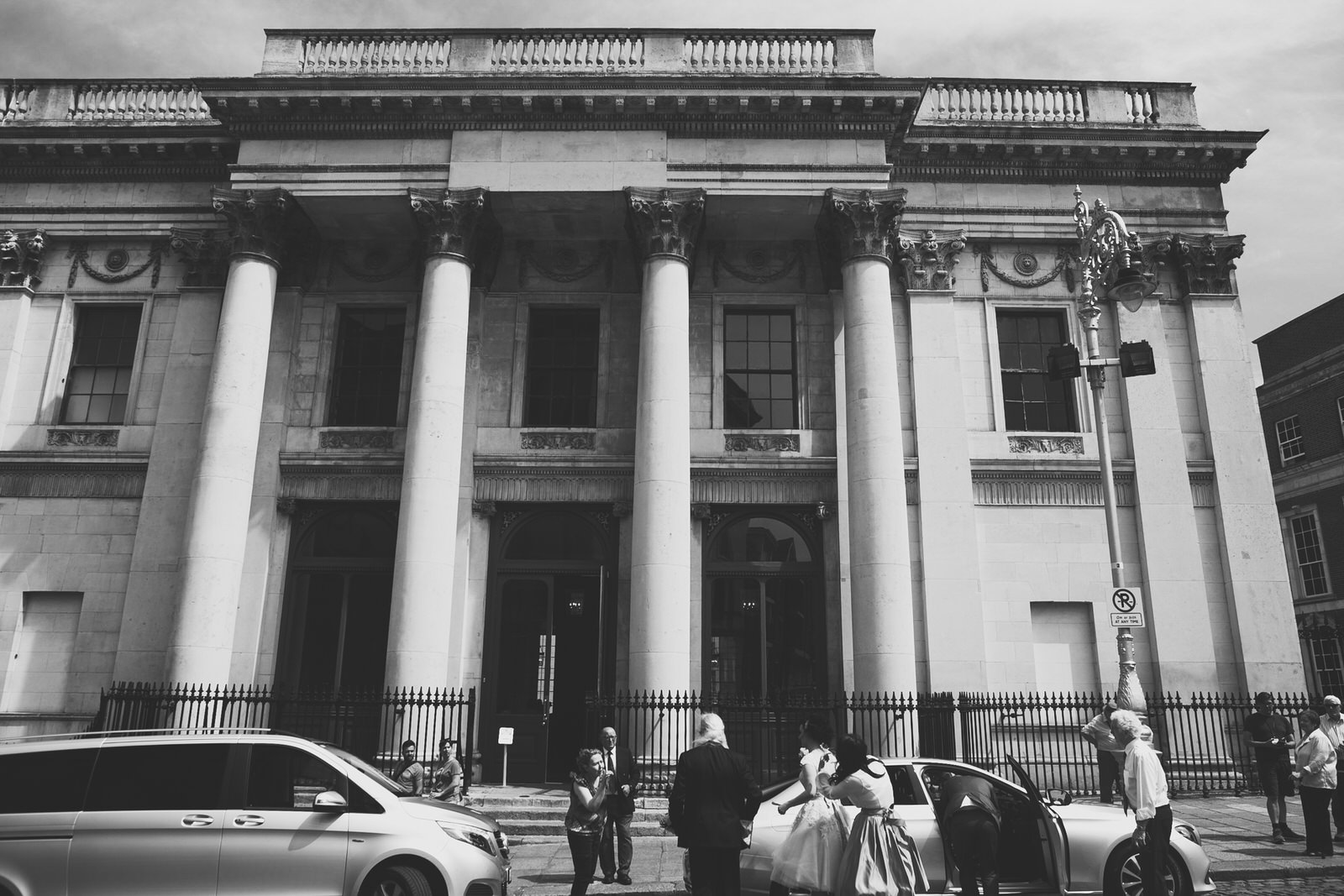Dublin City Hall side entrance 