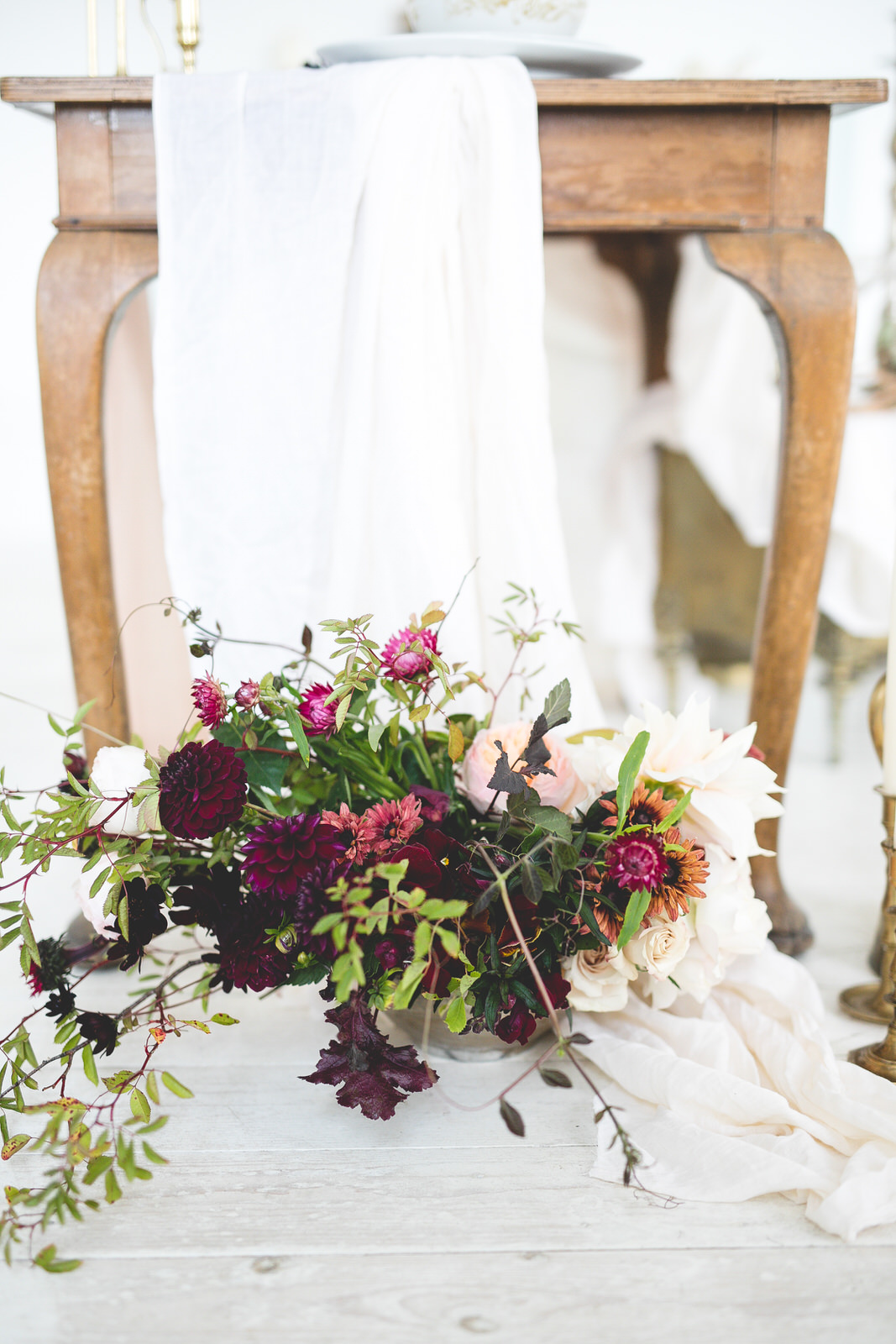 Styled wedding flowers shot by Wild things wed