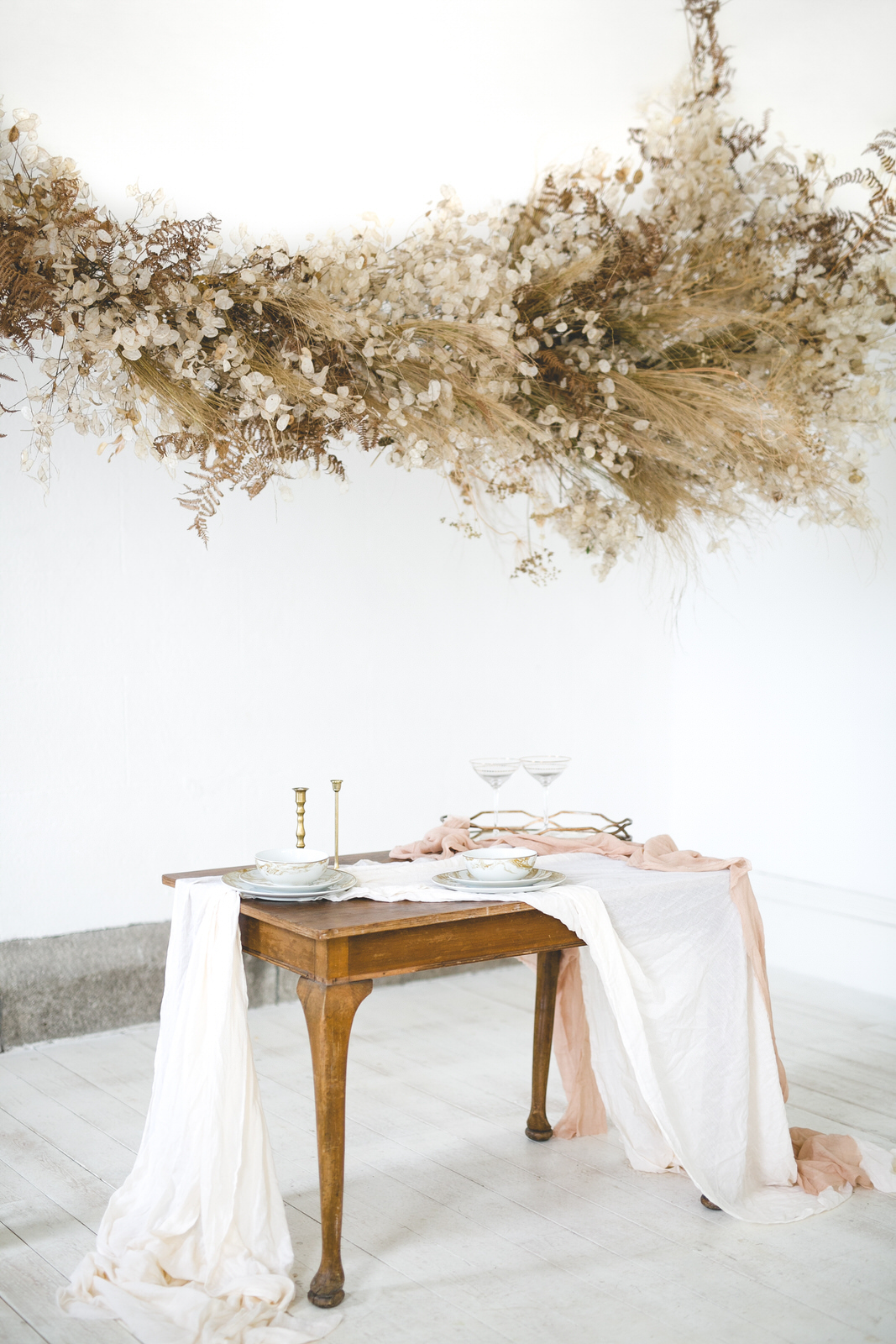 Dreamy Floral Cloud Installation at Horetown House