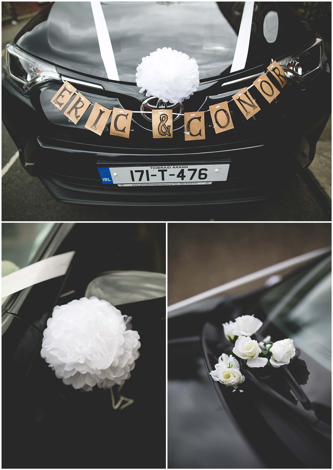 Wedding car decorations