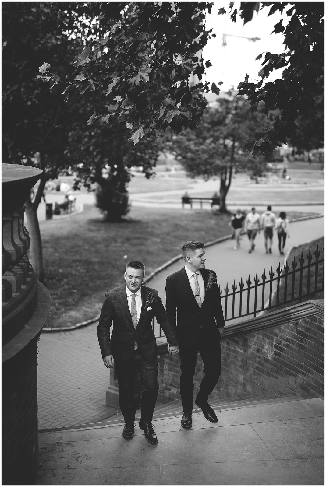 wedding portraits in saint Patricks cathedral park